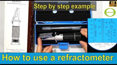 how to use handheld refractometer